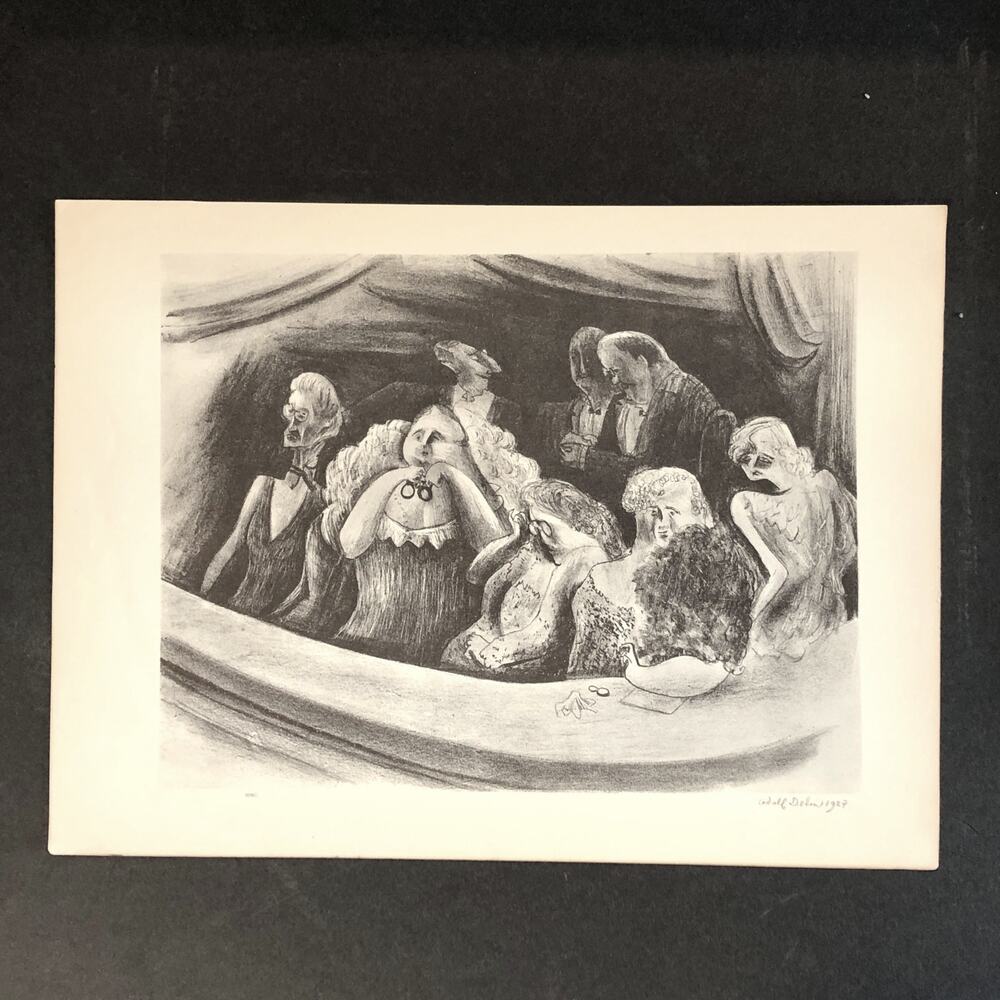 Adolf Dehn Beethoven's Ninth Symphony 1930s Art Print Treasury Collection Sketch
